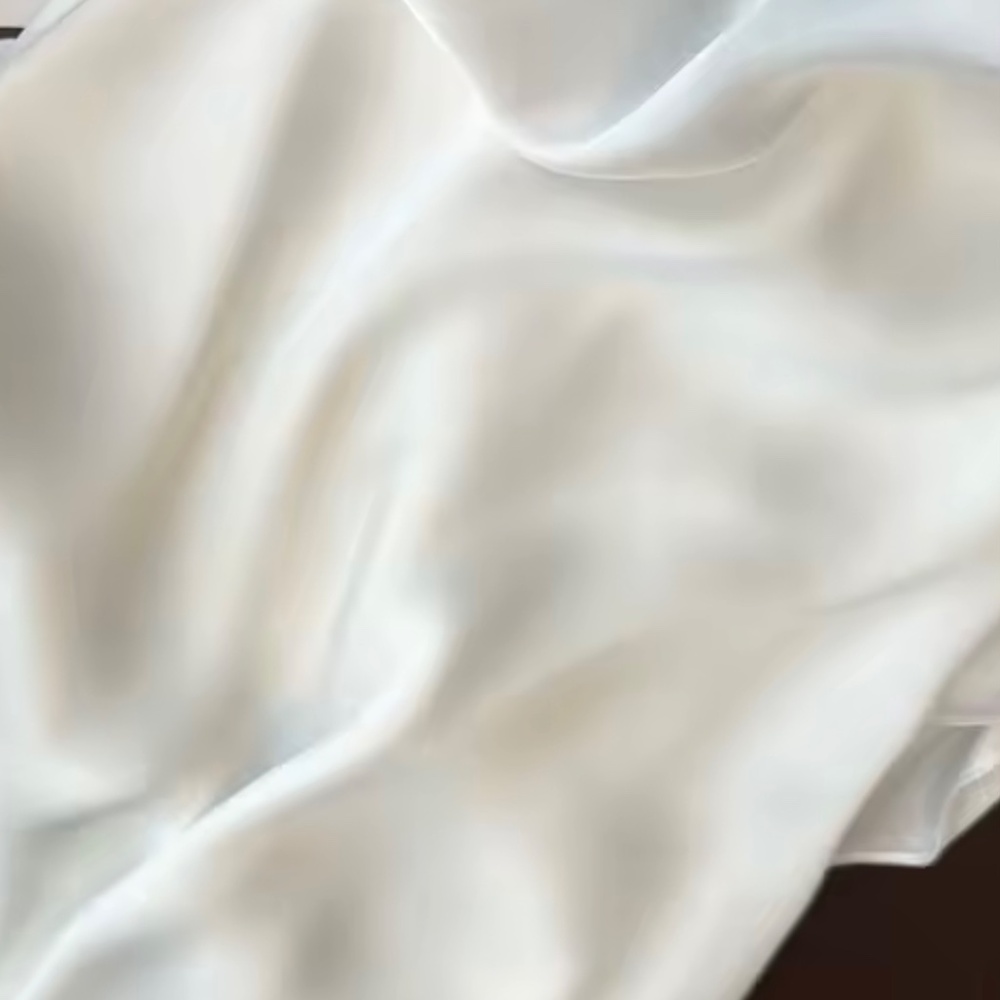 100% SILK SATIN White Large Shawl Scarf Wrap Wedding Bridal Bridesmaid Cover up - Picture 4 of 9